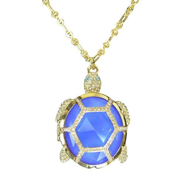 kate spade Jewelry - Kate Spade Paradise Found Turtle Locket Necklace